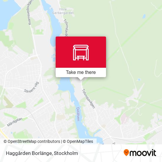 Haggården Borlänge map