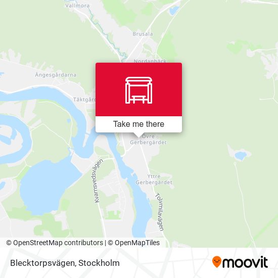 Blecktorpsvägen map