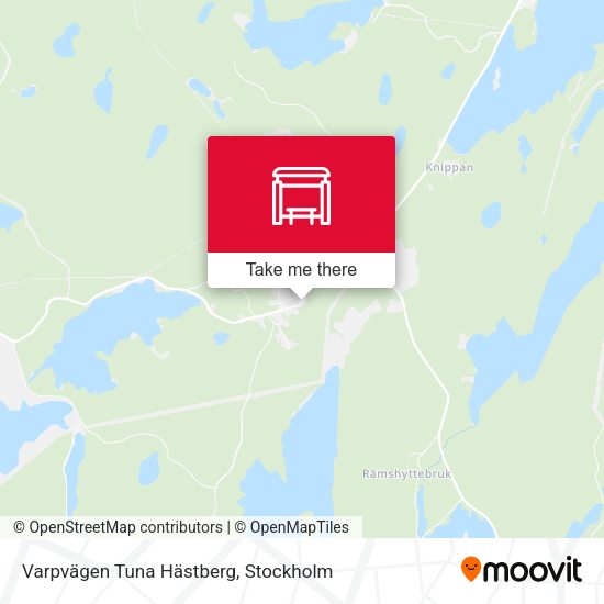 Varpvägen Tuna Hästberg map