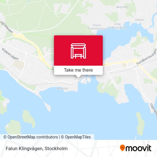 Falun Klingvägen map