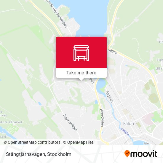 Stångtjärnsvägen map
