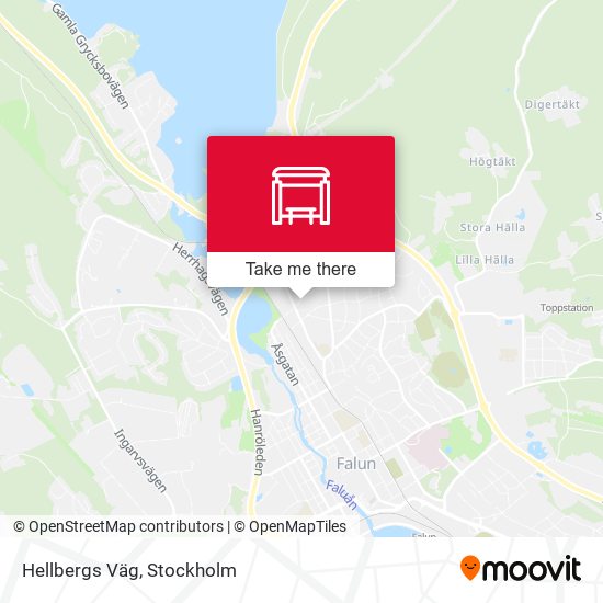 Hellbergs Väg map