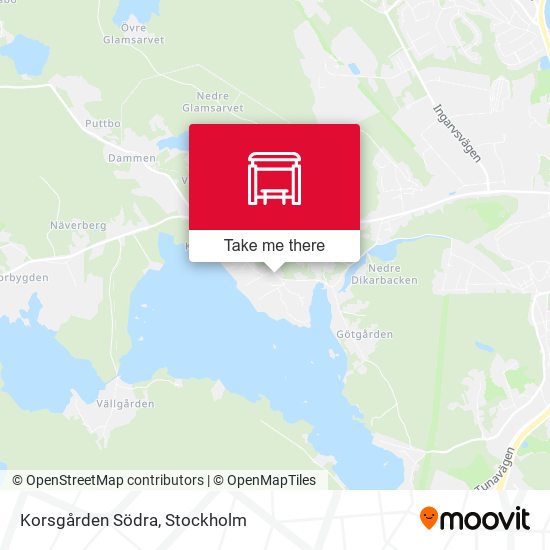 Korsgården Södra map