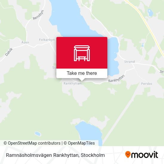 Ramnäsholmsvägen Rankhyttan map