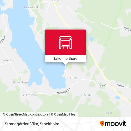 Strandgården Vika map