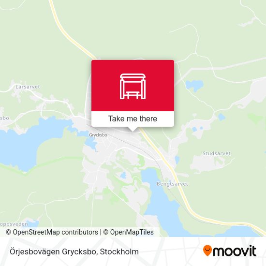 Örjesbovägen Grycksbo map