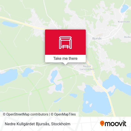 Nedre Kullgärdet Bjursås map