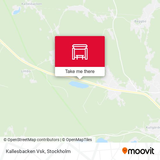 Kallesbacken Vsk map