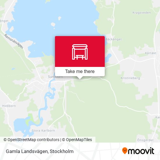 Gamla Landsvägen map