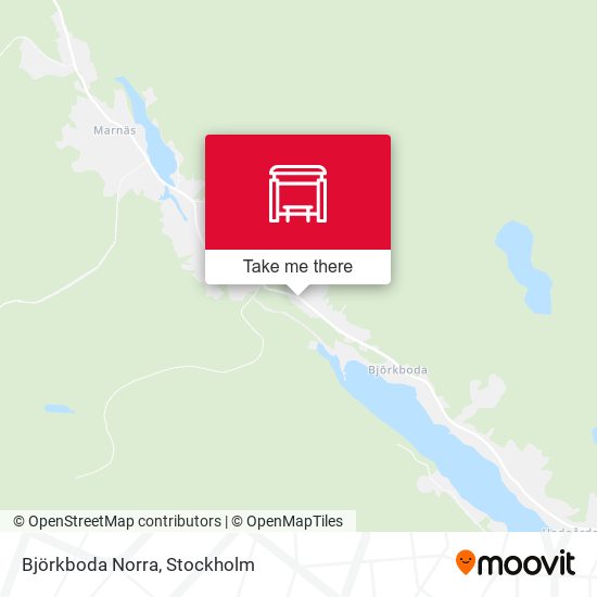 Björkboda Norra map