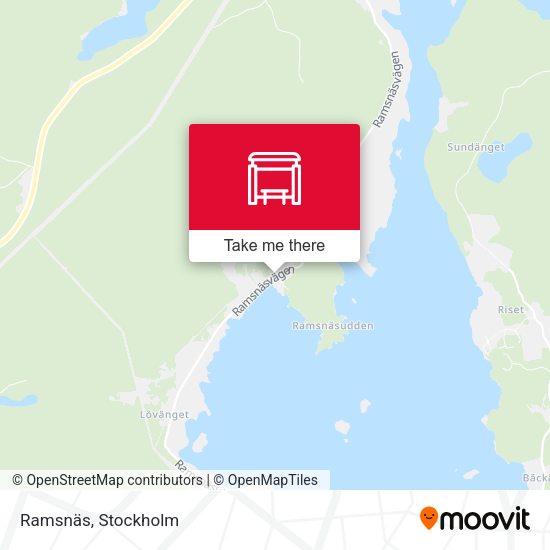 Ramsnäs map