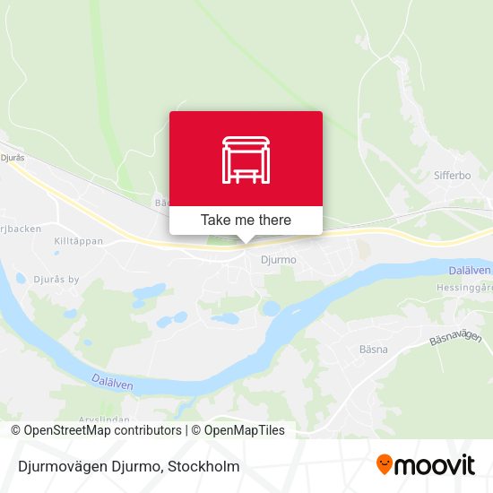 Djurmovägen Djurmo map