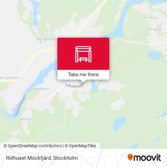Ridhuset Mockfjärd map