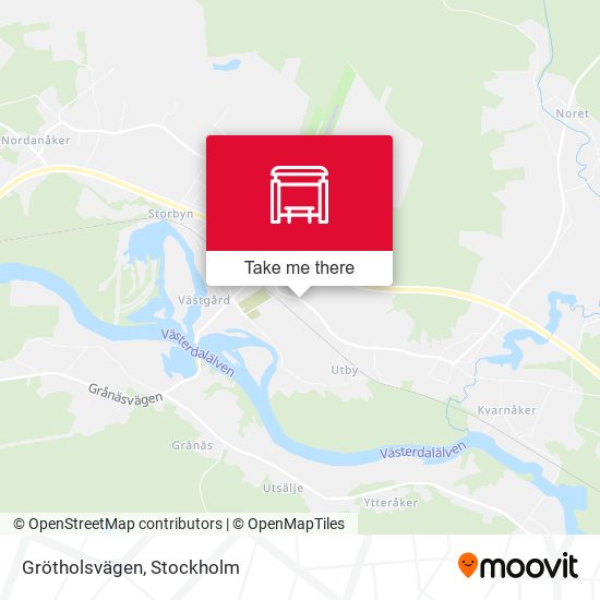Grötholsvägen map