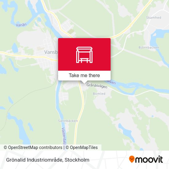 Grönalid Industriområde map