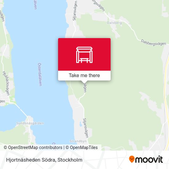 Hjortnäsheden Södra map