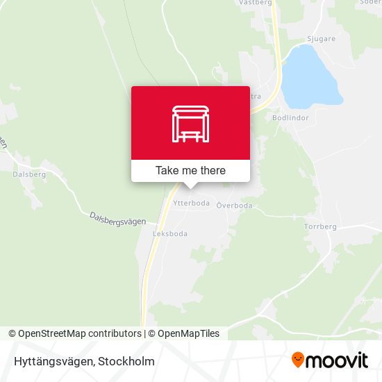 Hyttängsvägen map