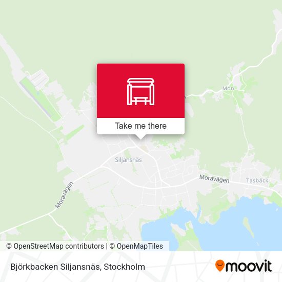 Björkbacken Siljansnäs map