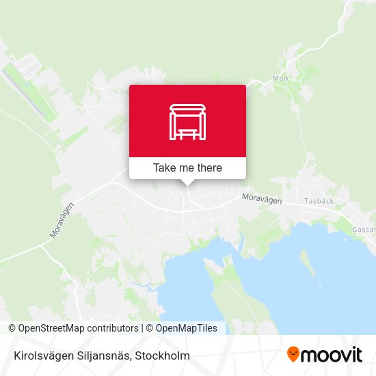 Kirolsvägen Siljansnäs map