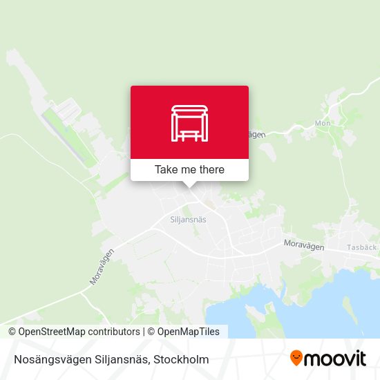Nosängsvägen Siljansnäs map