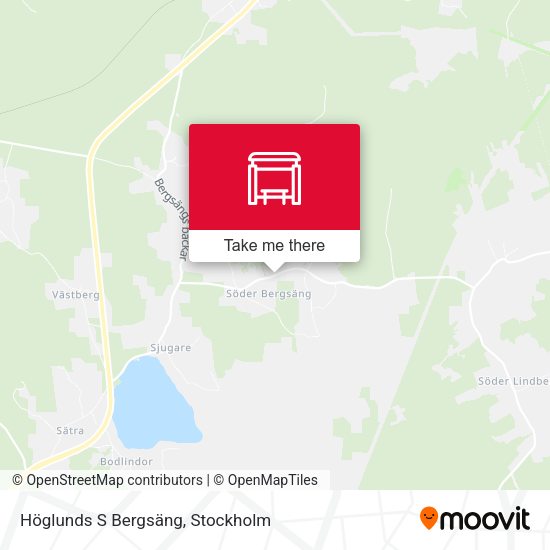 Höglunds S Bergsäng map