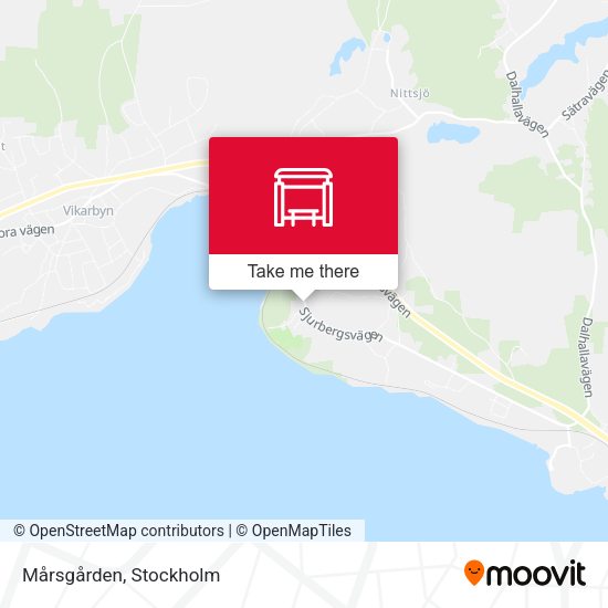 Mårsgården map