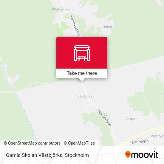 Gamla Skolan Västbjörka map