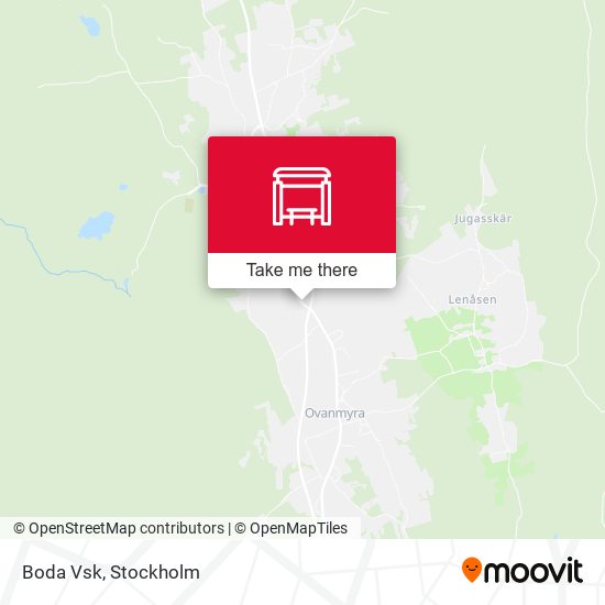 Boda Vsk map