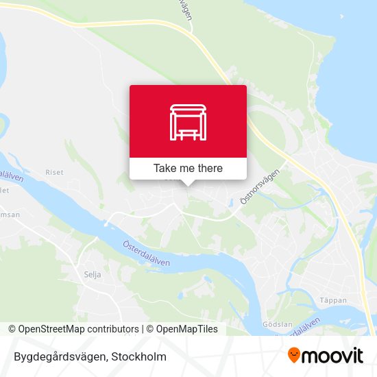 Bygdegårdsvägen map