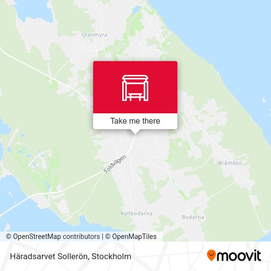 Häradsarvet Sollerön map