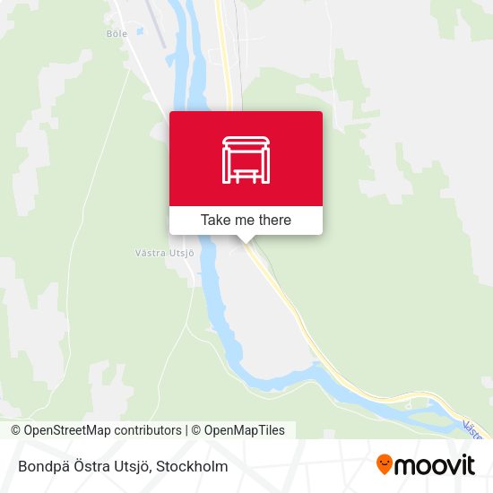 Bondpä Östra Utsjö map