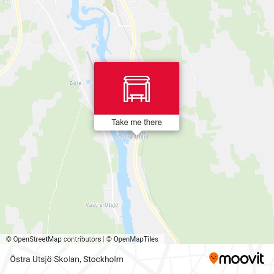 Östra Utsjö Skolan map
