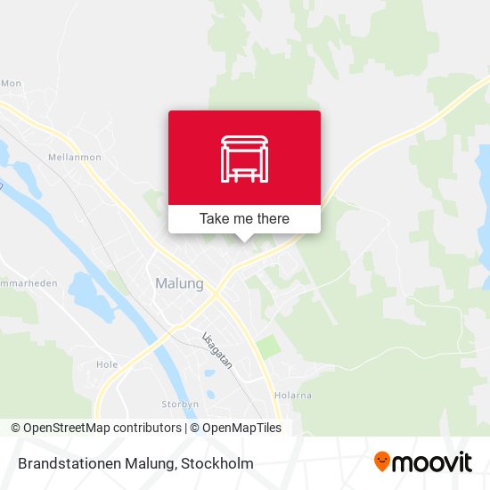 Brandstationen Malung map