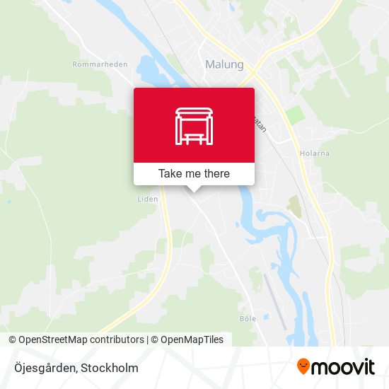 Öjesgården map