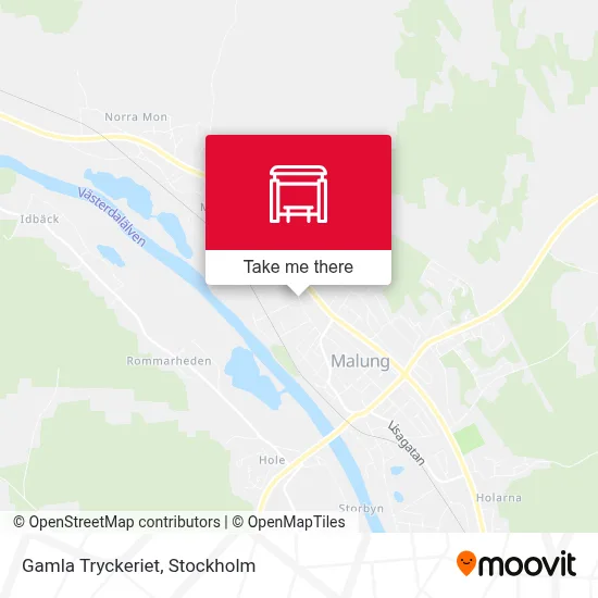 Gamla Tryckeriet map