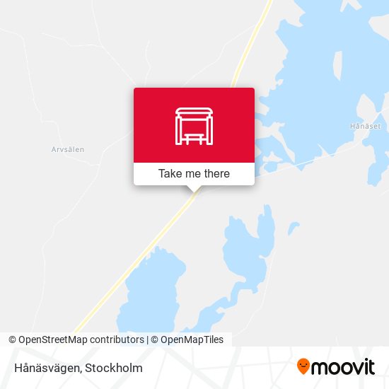 Hånäsvägen map
