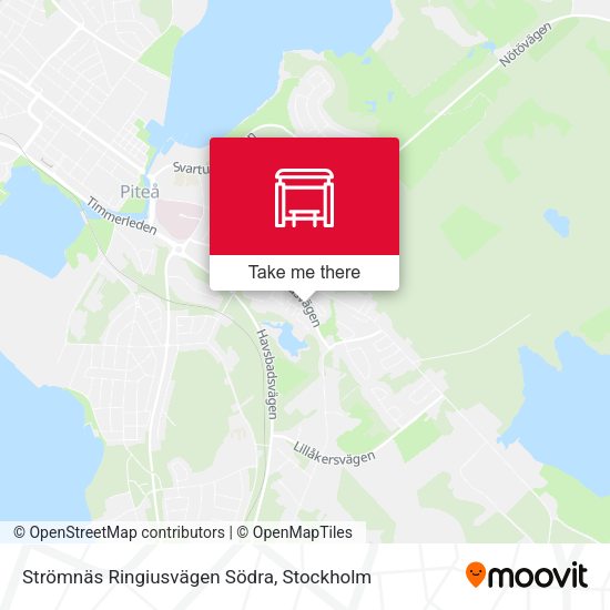 Strömnäs Ringiusvägen Södra map