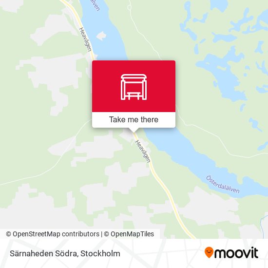 Särnaheden Södra map