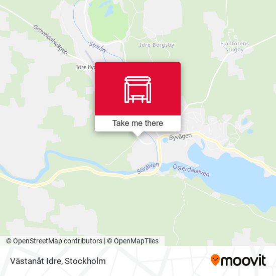Västanåt Idre map