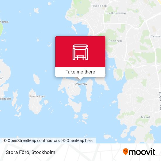 Stora Förö map