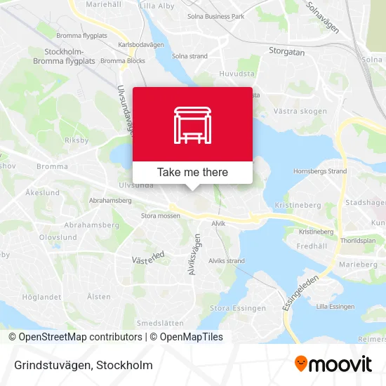 Grindstuvägen map