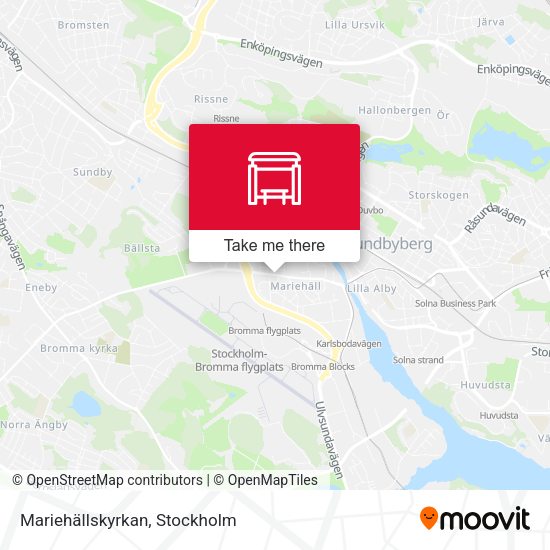 Mariehällskyrkan map