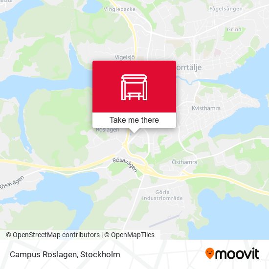 Campus Roslagen map