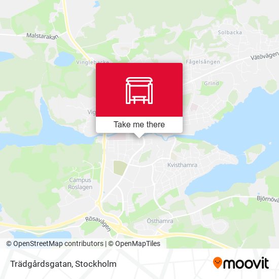 Trädgårdsgatan map