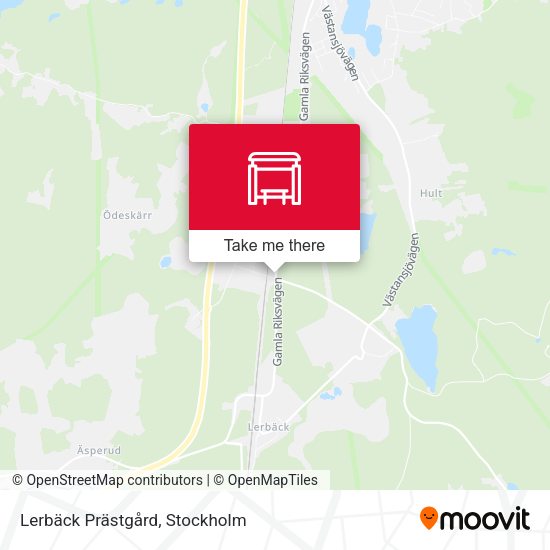Lerbäck Prästgård map