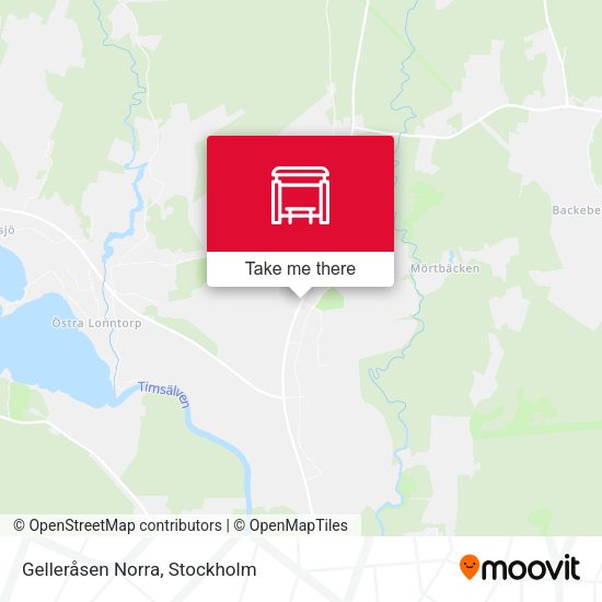 Gelleråsen Norra map