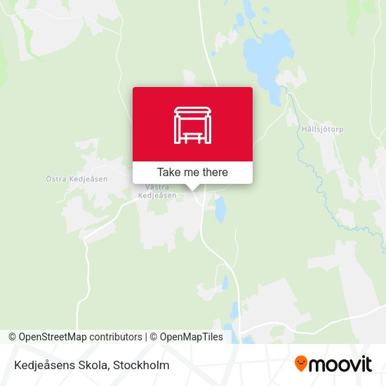 Kedjeåsens Skola map