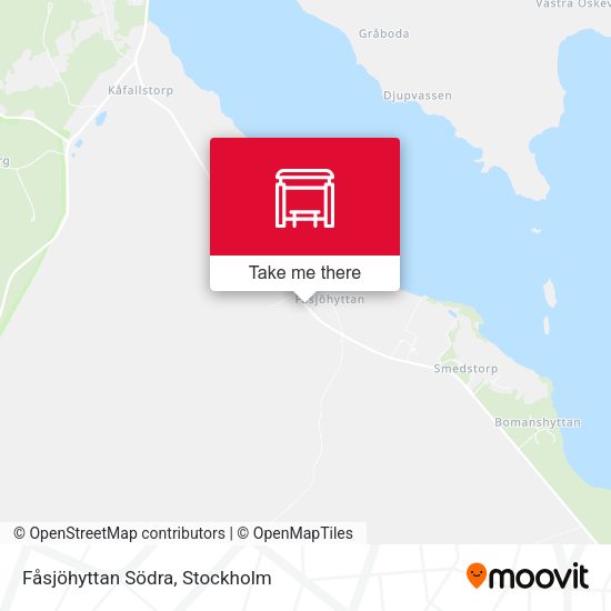 Fåsjöhyttan Södra map