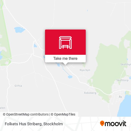 Folkets Hus Striberg map