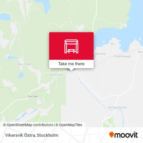 Vikersvik Östra map